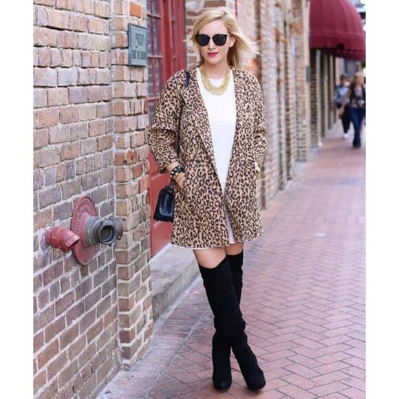 Carol Anderson by Invitation CAbi Leopard Jacket XS